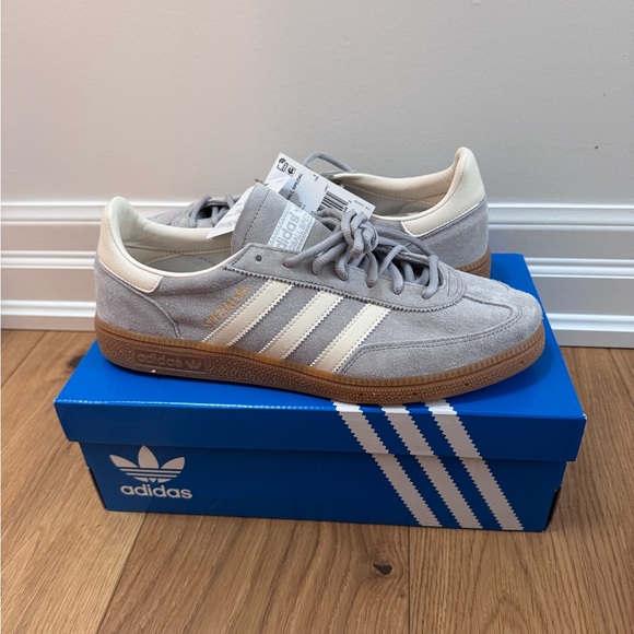 adidas Other - Adidas Men’s Handball Spezial Sneakers - Grey/Cream with Gum Sole